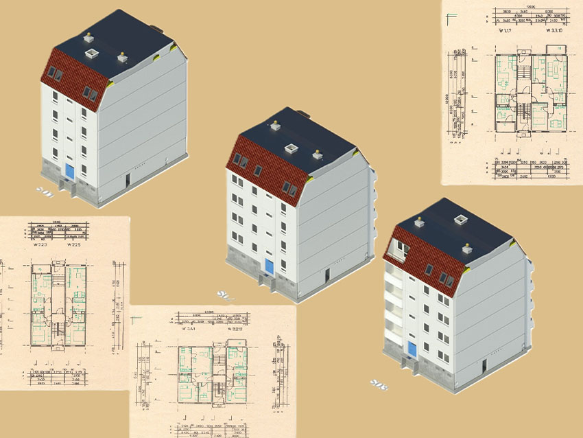 Digita­li­sierung von Typen­bauten